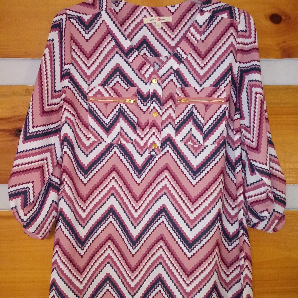 Wishful Park Large 3/4 Sleeve Dress Shirt